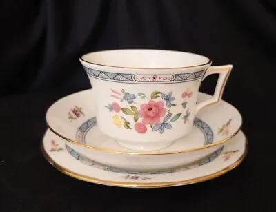 Buy Unused Wedgwood  Montcalm  Teacup, Saucer And Teaplate Trio Set Perfect. • 20£