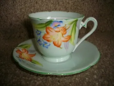 Buy Vintage Noritake Bone China Floral Pattern Tea Cup And Saucer • 10£