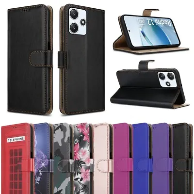 Buy For Xiaomi Redmi 12 (2023) Case, Slim Leather Wallet Flip Stand Phone Case Cover • 5.95£