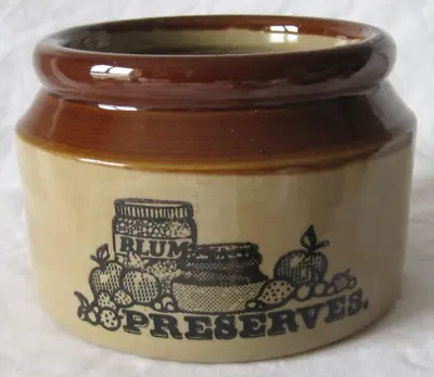 Buy Stoneware Preserves Jar Pearsons Of Chesterfield • 6£