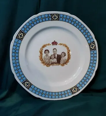 Buy Rare Royal Memorabilia Commemorative Plate Of George VI With A Picture Of The... • 25£