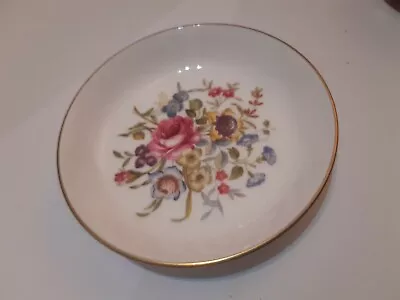 Buy Royal Worcester C51 Fine Bone China Small Floral Gold Rim Dish / Plate • 3.99£