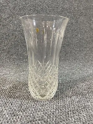 Buy Royal Crystal Rock Vintage Lead Crystal Vase Italy 9.5 Inches Tall Heavy Solid • 15.27£