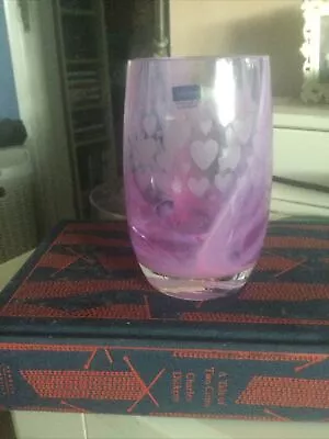 Buy Caithness Glass Vase Pink Small • 0.99£