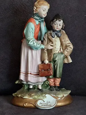 Buy Tyche Tosca Capodimonte Porcelain Figurine Mother & Son..la Buona Pazola..super • 29.50£