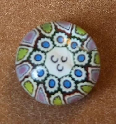 Buy Miniature Millefiori Caithness Button Paperweight In Case • 15£