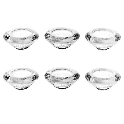 Buy 3/6/12 Set Cut Crystal Glass Tealight Candle Holders Home Décor Wedding Display • 9.99£