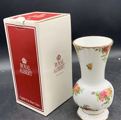 Buy Royal Albert Old Country Roses English Fine Bone China Boxed Vase  • 13.75£