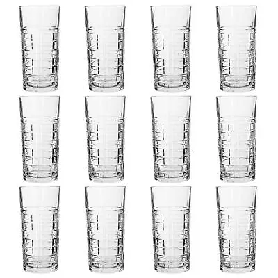 Buy 12x LAV Brit Highball Glasses Tall Glass Water Drinking Tumblers Set 356ml • 19£