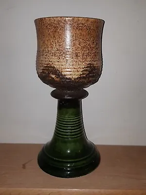 Buy DUMLER & BREIDEN Keramik Huge FAT LAVA LARP Goblet Vase 1028-30 GERMANY Vintage • 29.95£