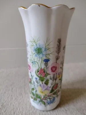 Buy Aynsley Wild Tudor Vase Floral Pattern Made In England Vintage Fine Bone China  • 13.99£