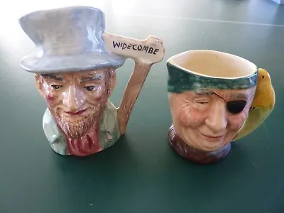Buy Two  Character Jugs - Tom, Widecombe Fair Character -Pirate By Sandland • 2.99£