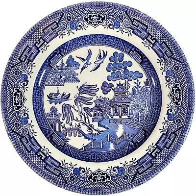 Buy Churchill Blue Willow Pattern 8  Salad Luncheon Dessert Plate Replacement China • 9.48£