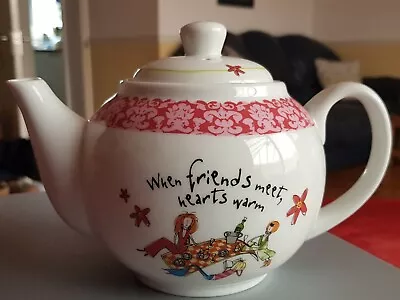 Buy Teapot Johnson Brothers Born To Shop Nostalgia When Friends Meet Hearts Warm B2S • 3.99£