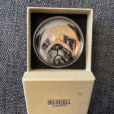 Buy Paperweights Round, Glass Paperweight, Paperweight Pets , Pug Dog (BF) • 12.99£