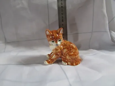 Buy BABBACOMBE POTTERY  - SMALL GINGER CAT 9 Cm #8 • 11.99£