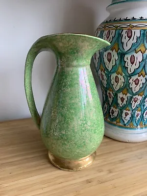 Buy Govancroft Vintage Green Ceramic Vase / Jug Glasgow Factory Art Deco • 25£