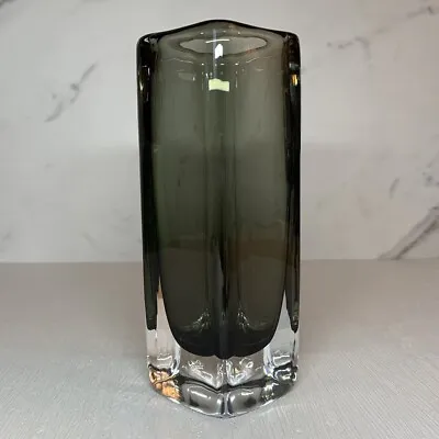 Buy Vintage Orrefors Sweden Art Glass Nils Landberg Dusk Sommerso Bud Vase 6  • 57.16£