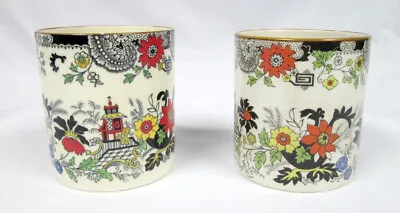 Buy 2 Tea Cups Kings Ware Canton No 743463 & Sandland Hanley Staffordshire England • 23.70£