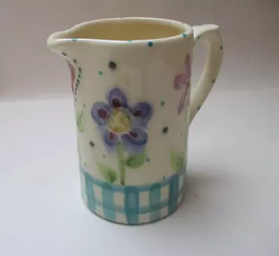 Buy Beautiful Floral Jug Made In Scotland / Unique Art Pottery / 350ml • 12£
