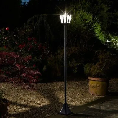 Buy Solar Victorian Style LED Lamp Post Bright 100L Outdoor Light Garden Decor 174cm • 32.99£
