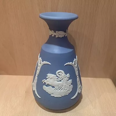 Buy Wedgwood Jasperware Classic Blue Vase UK • 7.50£