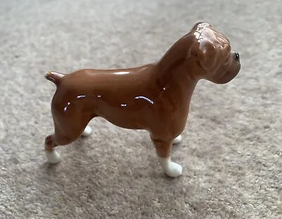 Buy Rare Vintage Beswick Boxer Dog Figure Model 1852  7.6cms MINT • 12.95£