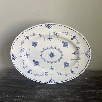 Buy Masons `Blue Denmark` Oval Serving Dish Platter Plate 12  X 9 . (b) • 10£