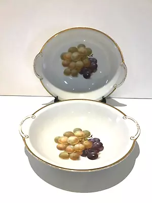 Buy Thomas Bavaria Grape Design Fruit Bowl X2 • 20£