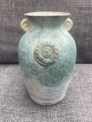 Buy Conwy Pottery Celtic Heritage Range In Mottled Green Vase S 13cm • 14.99£
