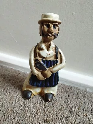 Buy Tremar Studio Pottery People Cornwall  Butcher 12cm Tall Excellent Condition  • 8.99£