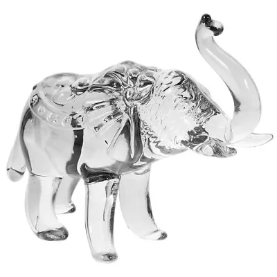 Buy  Crystal Craft Small Elephant Statue Adorable Desktop Crystal Animal Ornament • 12.72£