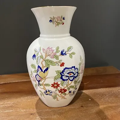 Buy Royal Tara Harmony Vase Flowers & Butterflies Bone China Ireland 8’’ 20.3cm High • 4.99£