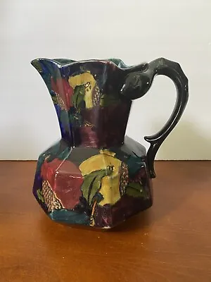 Buy S Hancock & Sons Rubens Ware Hand Painted Pomegranate 7” Pitcher Vintage • 193.02£