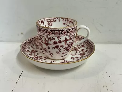 Buy Antique Royal Crown Derby “Osborne” Rare English Bone China Cup And Saucer 1887 • 43.04£
