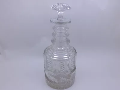 Buy Antique Regency Style Anglo-Irish Cut Glass Decanter • 3.09£