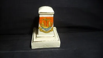 Buy Folkestone Road Of Remembrance Ww1 Memorial - Matching Crest  - Wilton China • 12.50£
