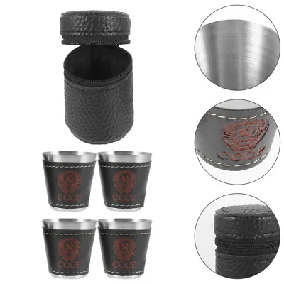 Buy Metal Cups Wine Cups Outdoor Portable Glass Drinking Vessel Metal Drinking • 7.49£