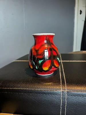 Buy Vintage Poole Pottery Delphis Miniature Vase • 28£