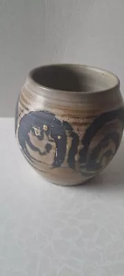 Buy Hastings Pottery Dennis Lucas Pot Vase Swirl Pattern  • 12£