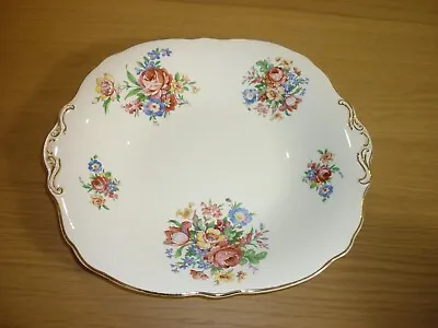 Buy Vintage Royal Cauldon Floral Sandwich Plate • 6.99£