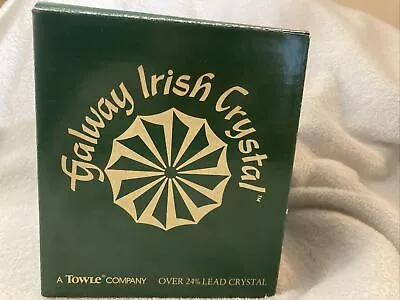 Buy Galway Irish Crystal - Rathmore - 4 Wine Glasses Set New In Box 1982 Towle Cut • 66.24£
