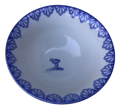 Buy Moorland Pottery Chelsea Works Blue Chicken Hen Bowl - Spongeware • 15£