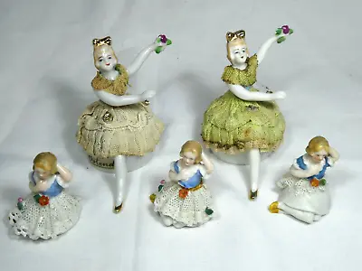 Buy 5 Small  Ceramic Ballerinas Meissen Style • 30£