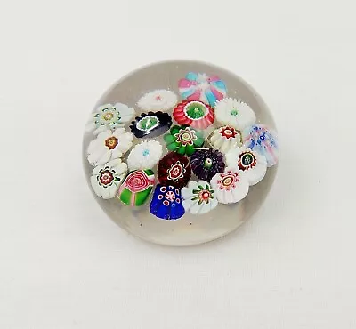 Buy 19th Century Clichy Glass Millefiori Paperweight With The Clichy Rose • 850£