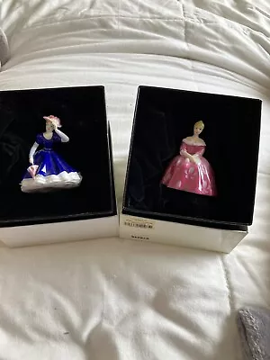 Buy Royal Doulton Miniature Ladies Figurines Mary 2007 And Victoria 2003. Boxed • 10£