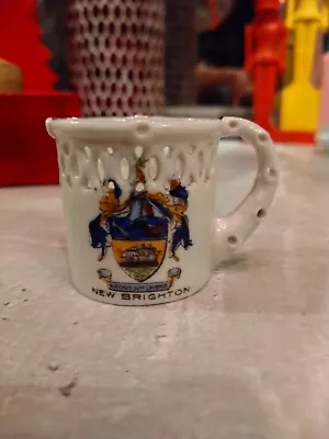Buy Vintage Small New Brighton Crest Ware Souvenir Cup • 11.99£