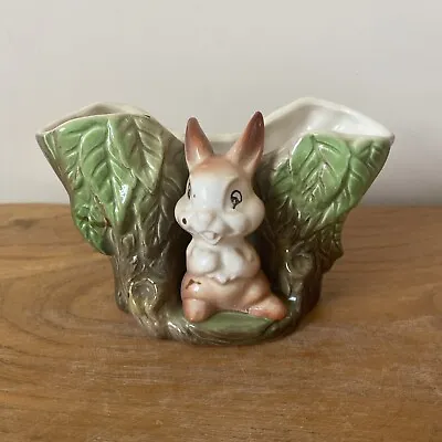 Buy Vintage Vase Featuring A Rabbit By Withernsea Eastgate Pottery Fauna Collection • 0.99£
