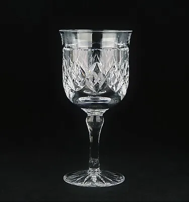 Buy Tudor Crystal Brandon Pattern Cut Glass  Wine Glass • 22£