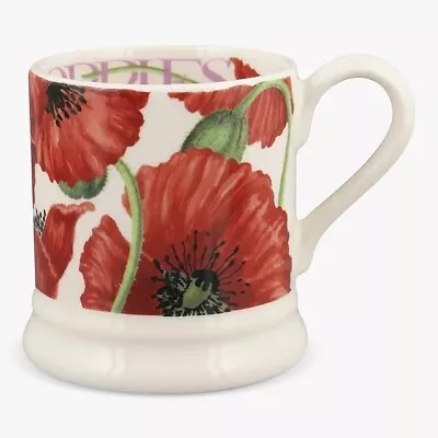 Buy Emma Bridgewater Pottery 1/2 Pint Mug - Red Poppy - New First Quality Flowers • 23.95£